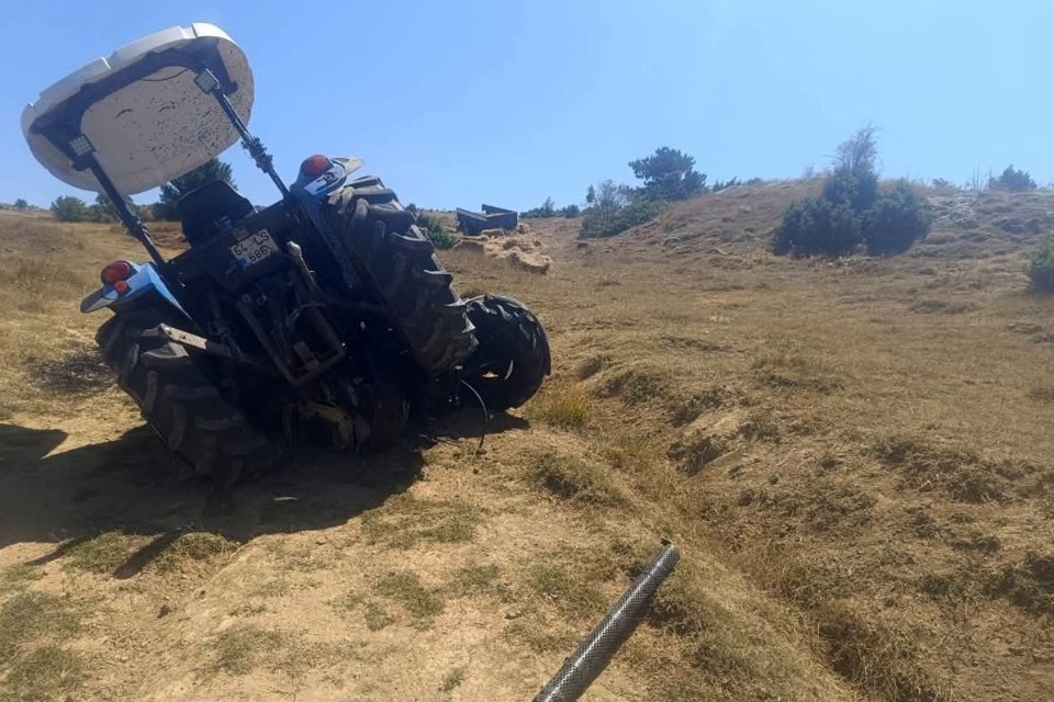 Balcıdamı Köyü Muhtarının Acı Günü Traktör Devrildi Bir Ölü...