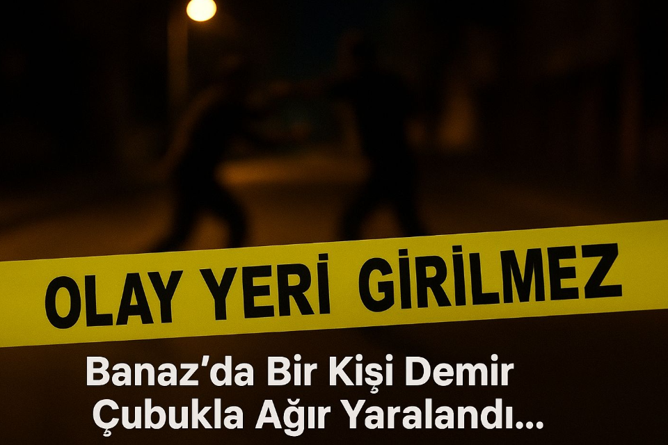 Arkadaşı Demir Çubuğu Karnına Sapladı. Durumu Ağır...